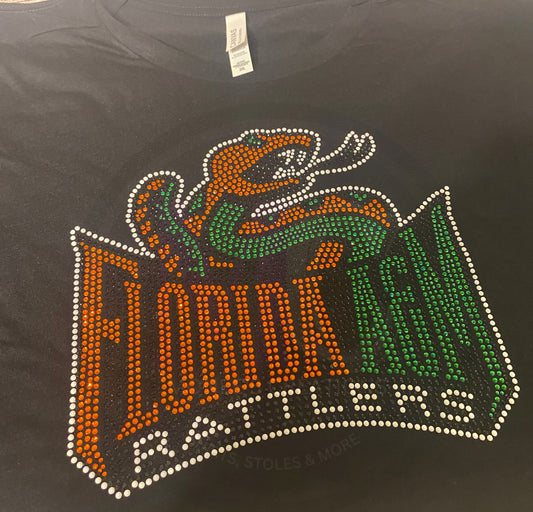 Florida A&M Rhinestone Shirt