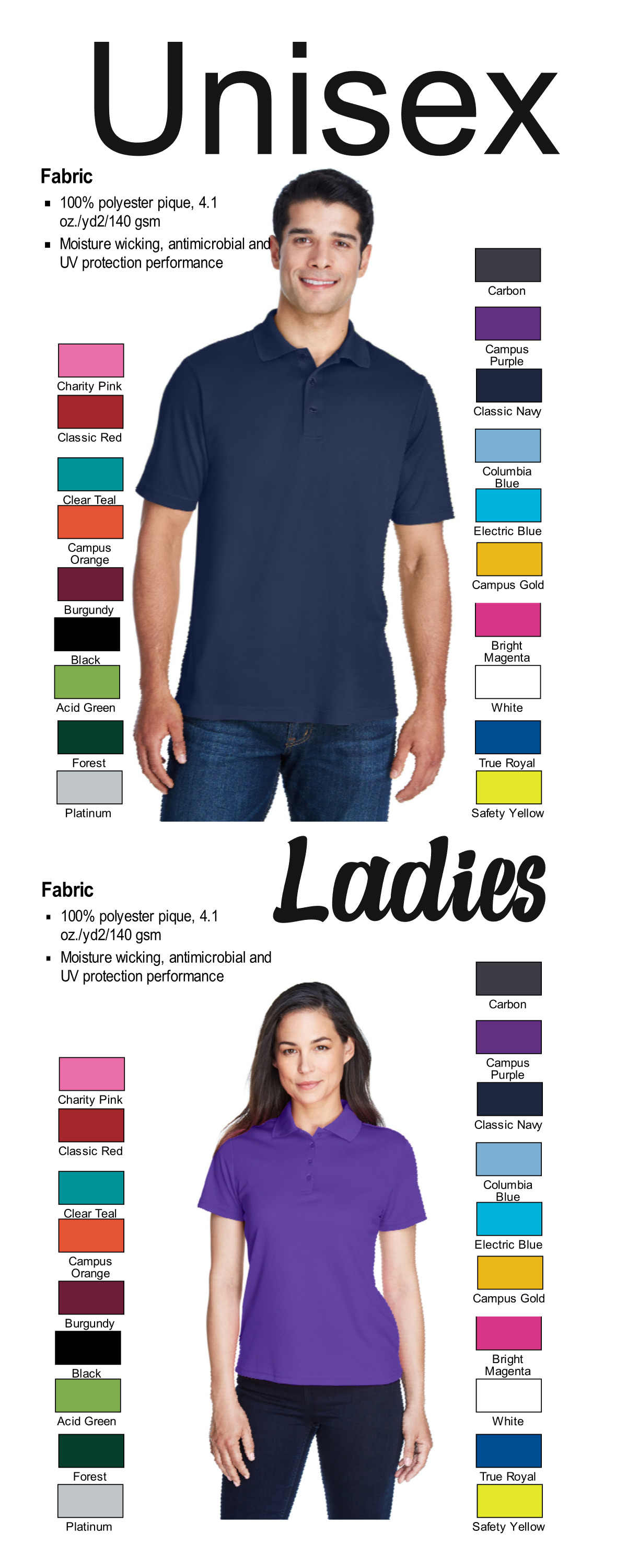 Dri Fit Custom Polo Embroidered Logo Shirt