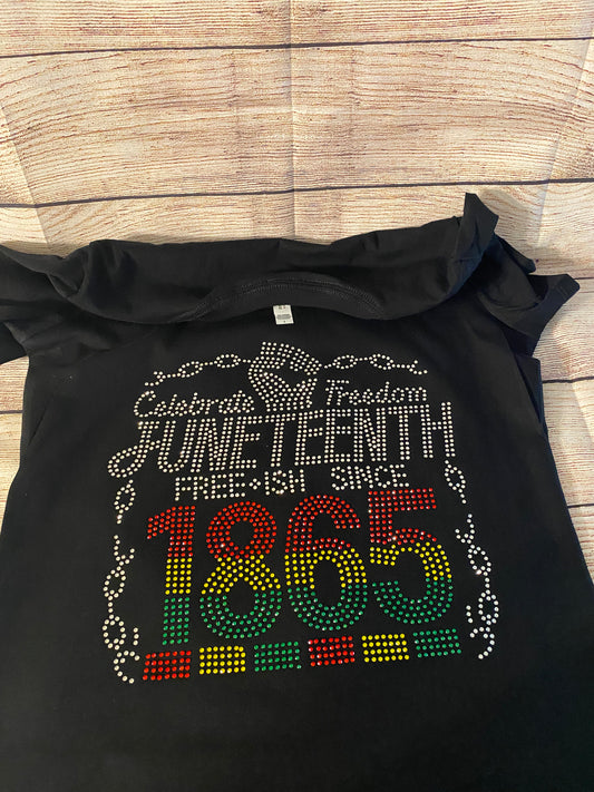 Juneteenth Rhinestone Shirt