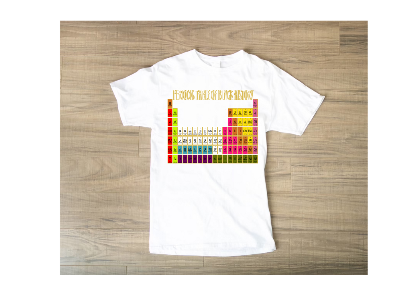 Periodic Table of Black History Shirt