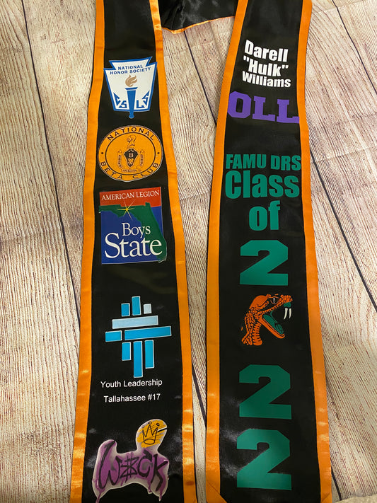 Custom Graduation Stole