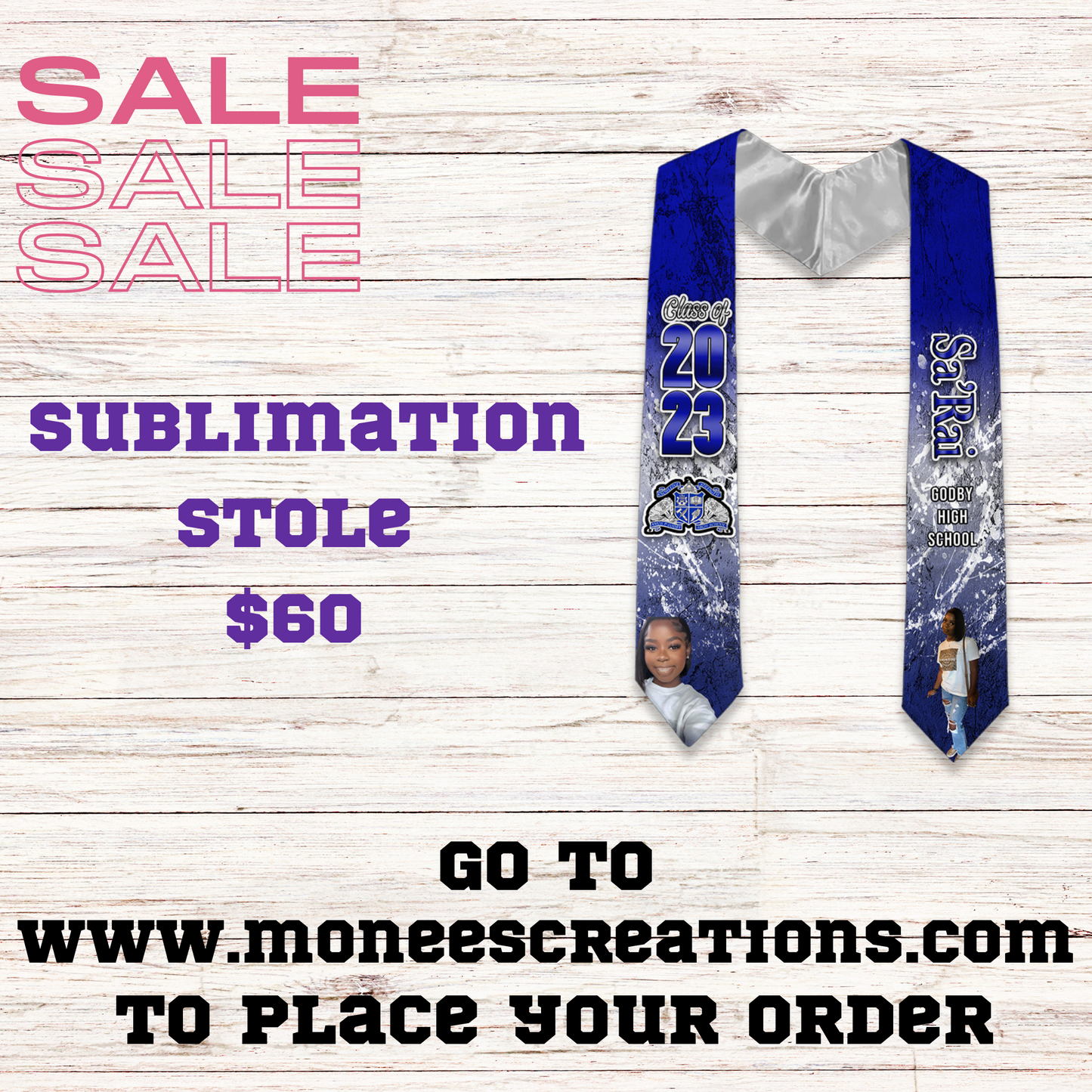 Sublimation Stole